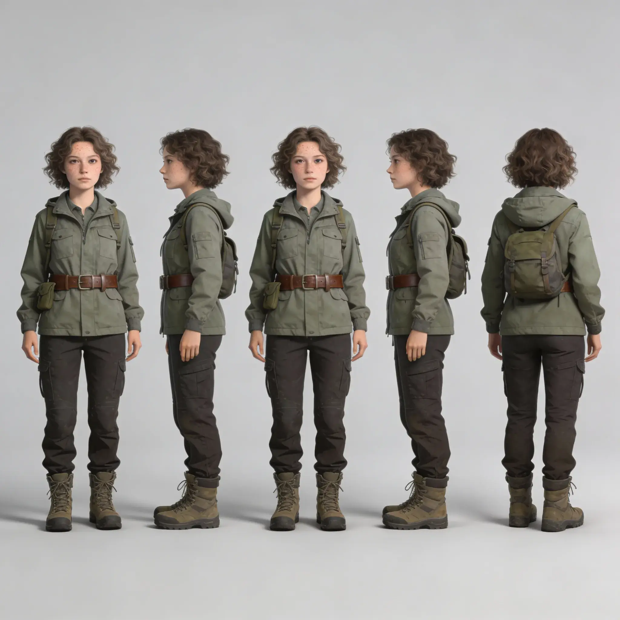 Seedream 4.5-generert karakterreferanseark fra flere vinkler for stabil identitet